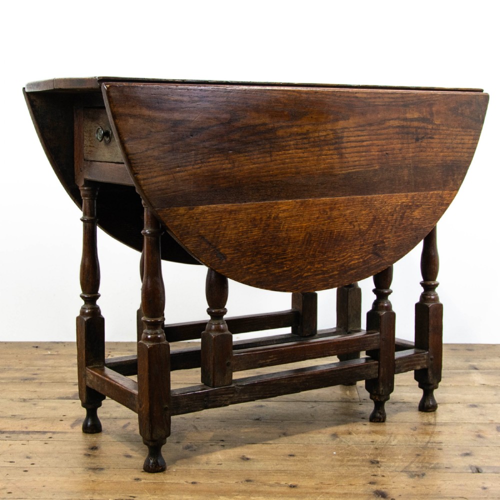 Antique Oak Gateleg Table View V