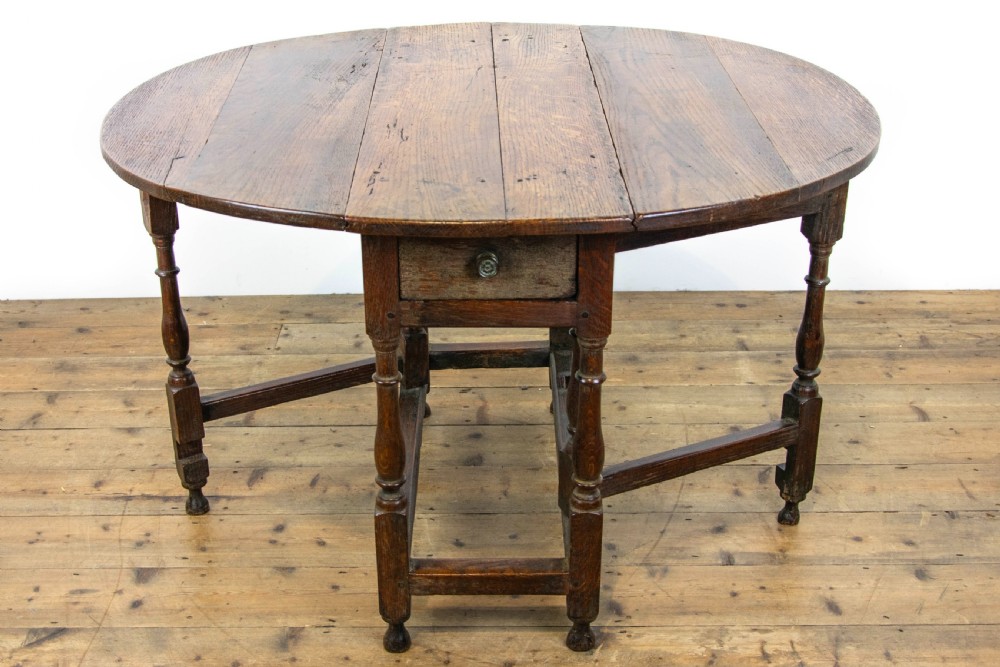 Antique Oak Gateleg Table View VII