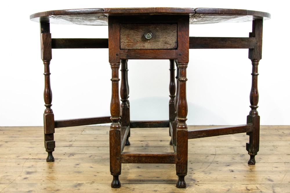 Antique Oak Gateleg Table View VIII