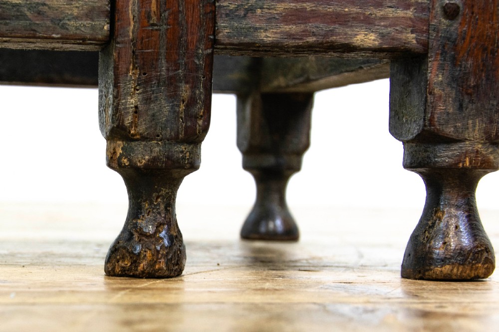 Antique Oak Gateleg Table View XI