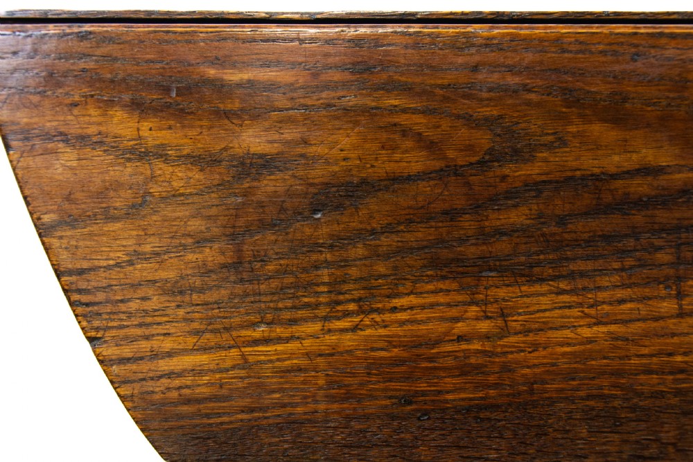 Antique Oak Gateleg Table View XII