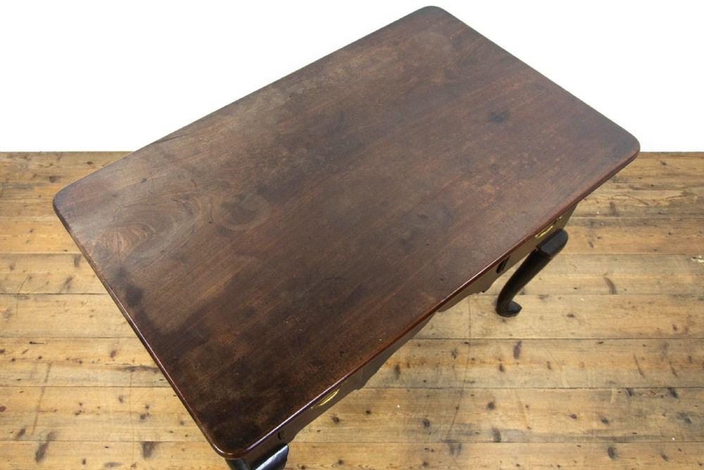 Antique Georgian Mahogany Lowboy Side Table View II
