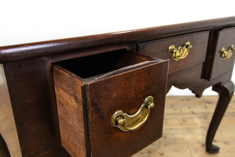 Antique Georgian Mahogany Lowboy Side Table View V