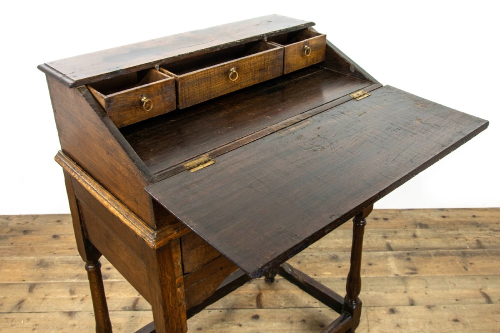 18th Century Oak Clerks Bureau  View III