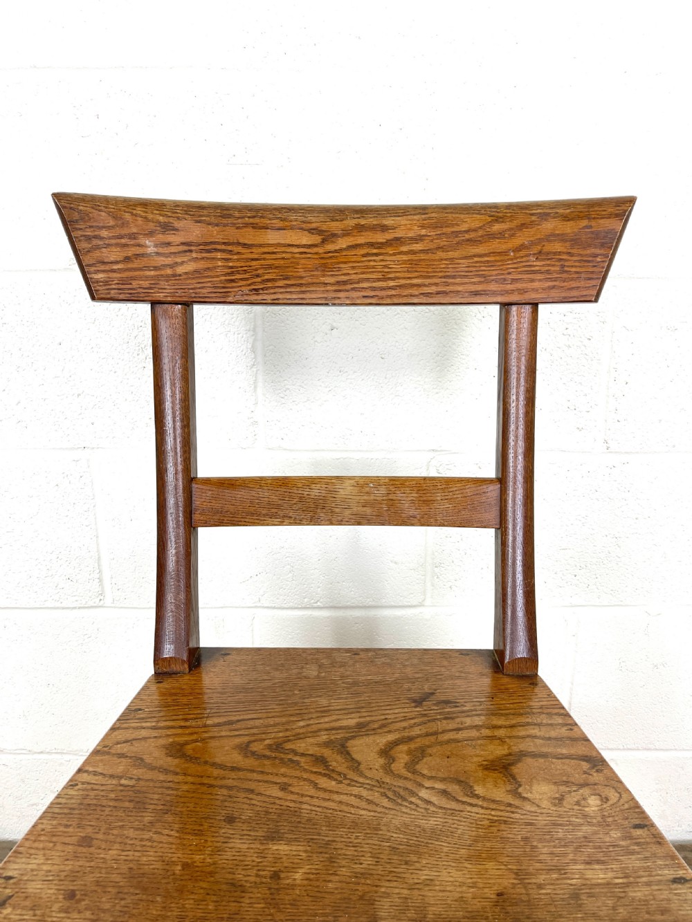 Pair of Antique 19th Century Oak Farmhouse Chairs View VI