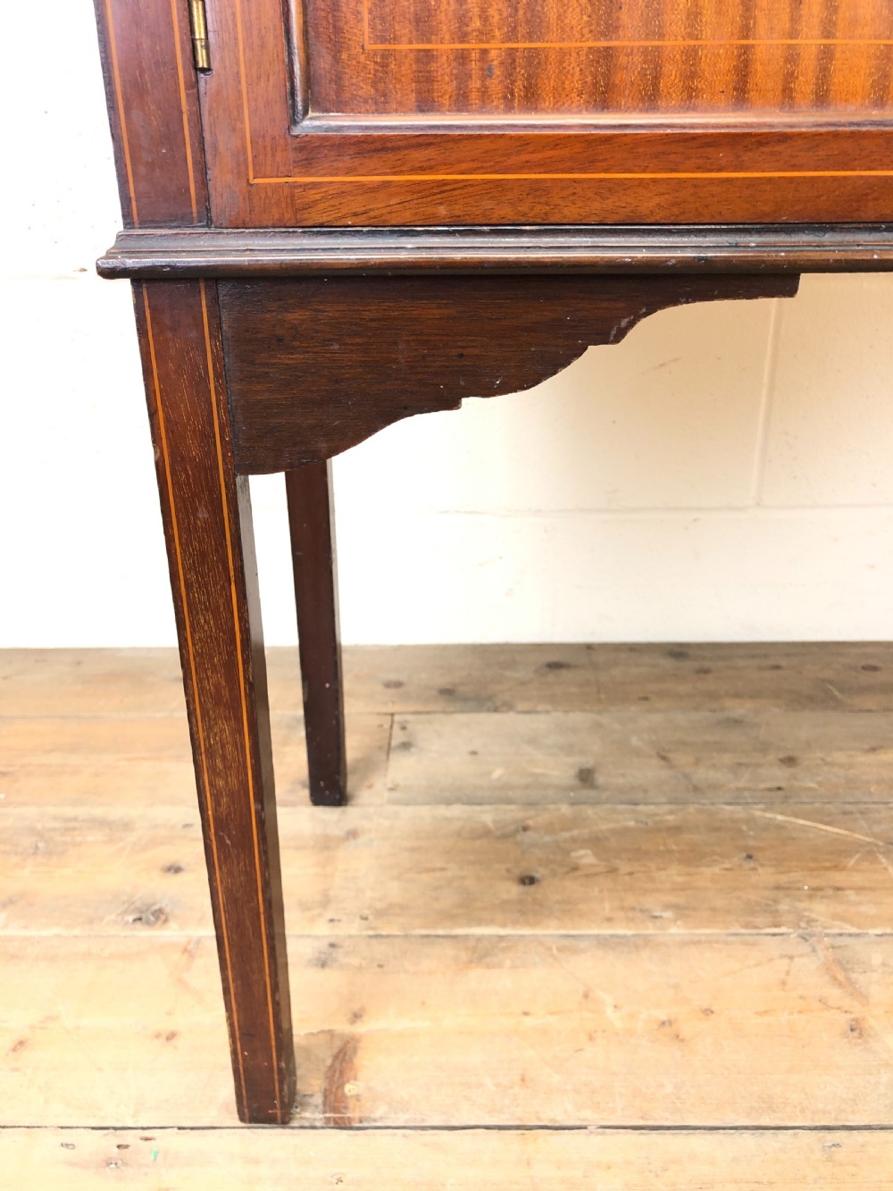 Antique Edwardian Mahogany Drinks Cabinet View IV