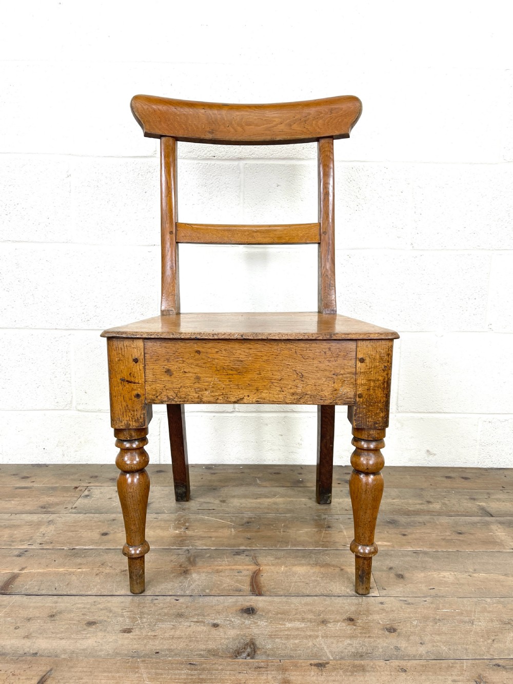 Pair of Antique Oak Farmhouse Chairs View III