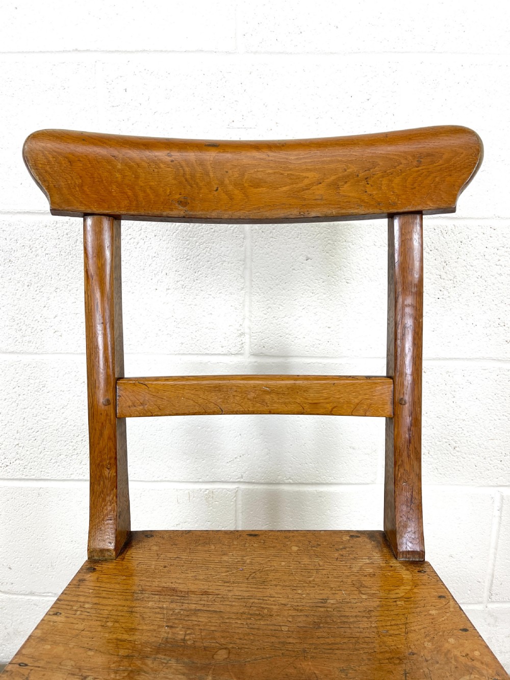 Pair of Antique Oak Farmhouse Chairs View VI