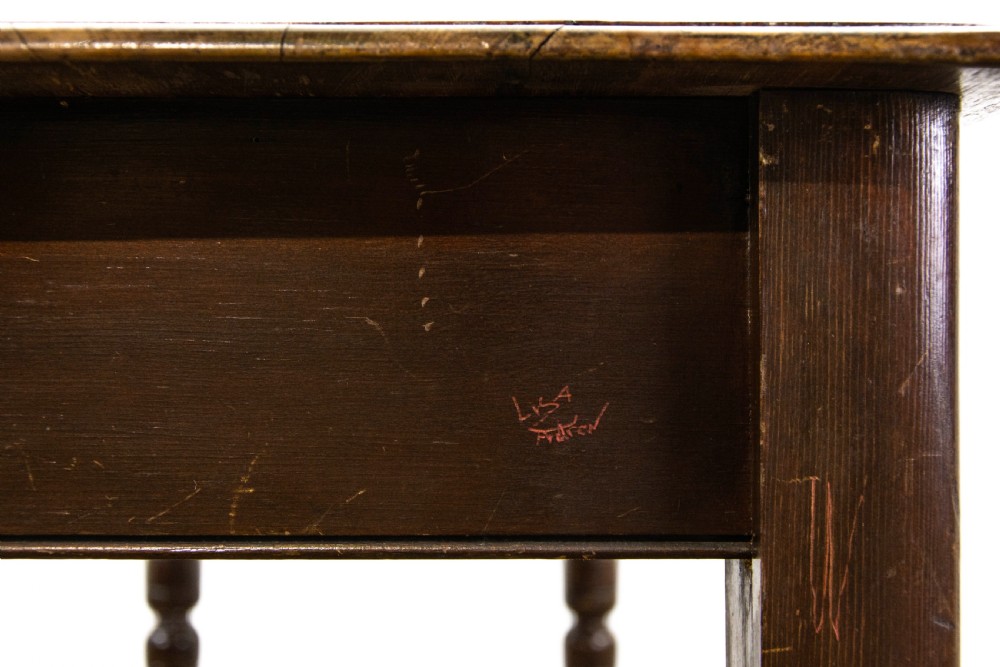 Antique Mahogany Writing Desk View VII