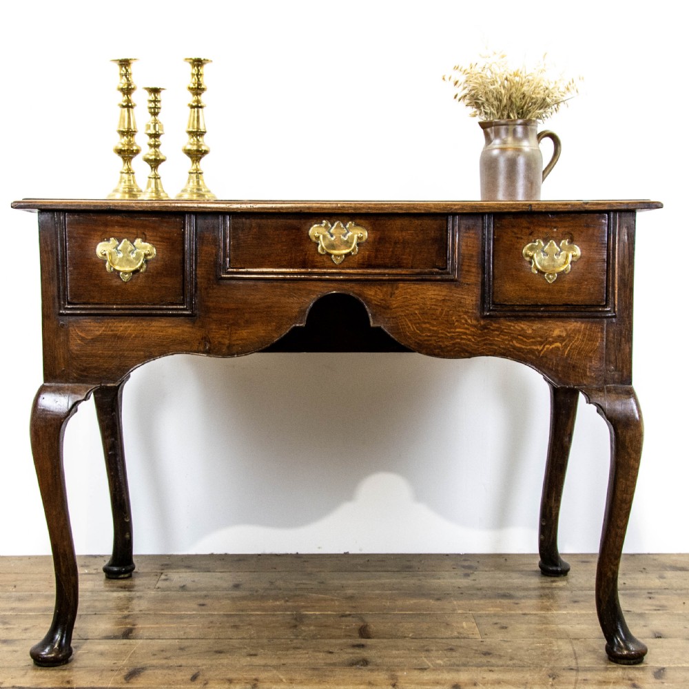 Antique 18th Century Oak Lowboy Table 