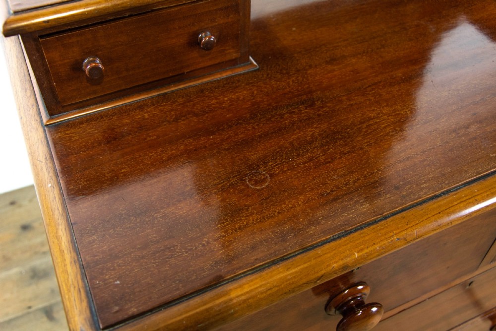Antique Mahogany and Pine Dressing Table Chest  View III