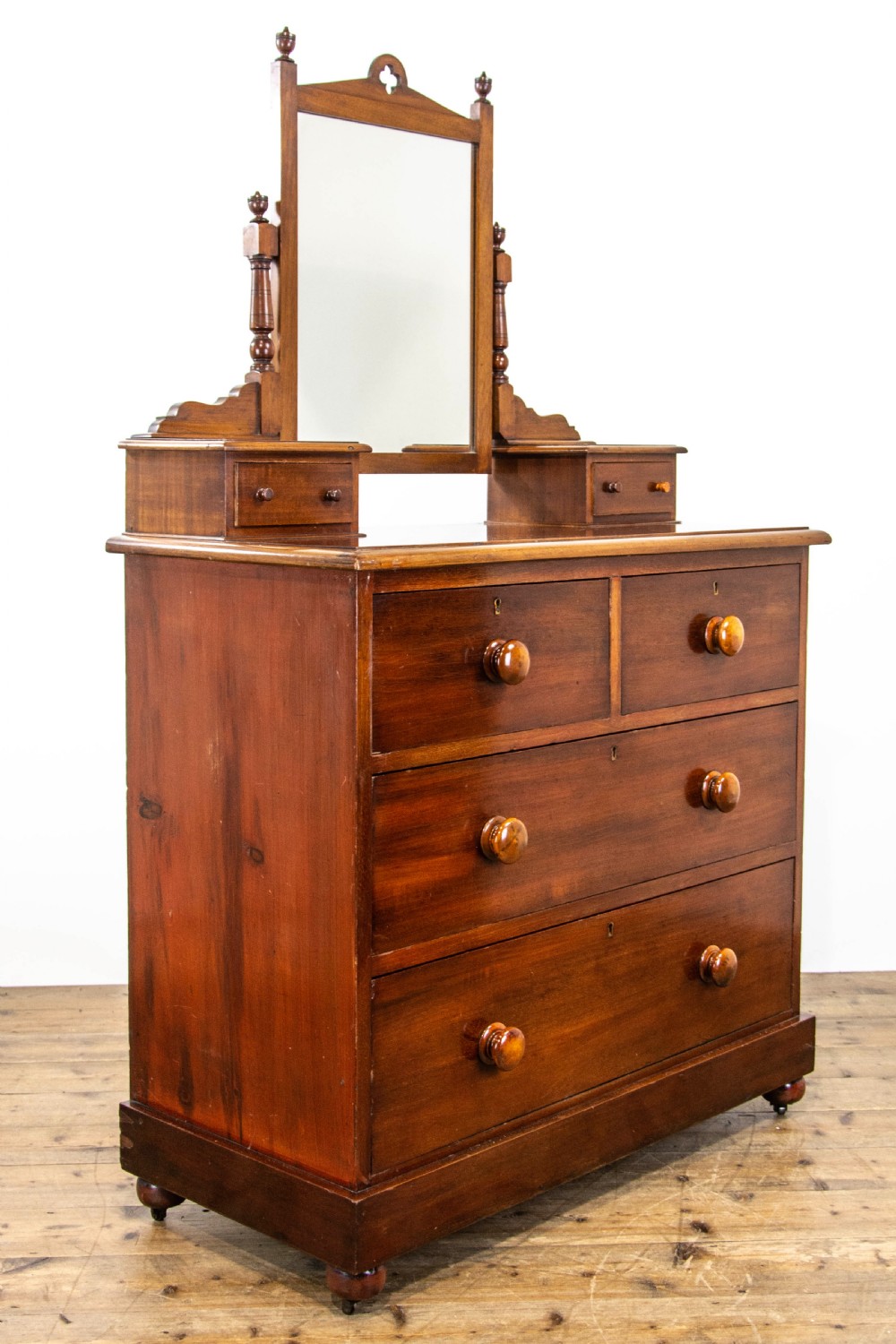 Antique Mahogany and Pine Dressing Table Chest  View IV