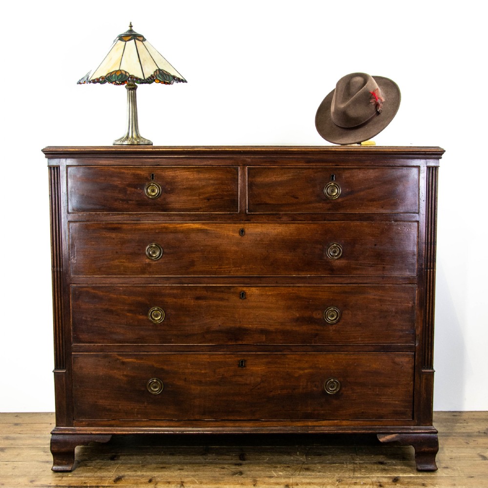 Antique Georgian Mahogany Chest of Drawers 