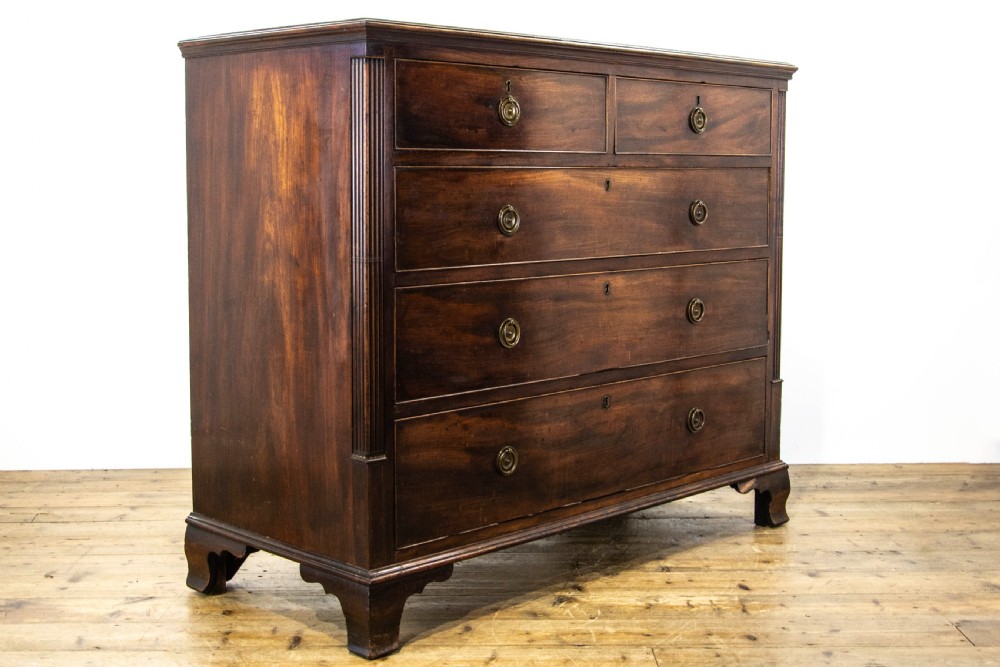 Antique Georgian Mahogany Chest of Drawers  View V