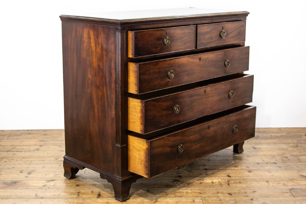 Antique Georgian Mahogany Chest of Drawers  View VI