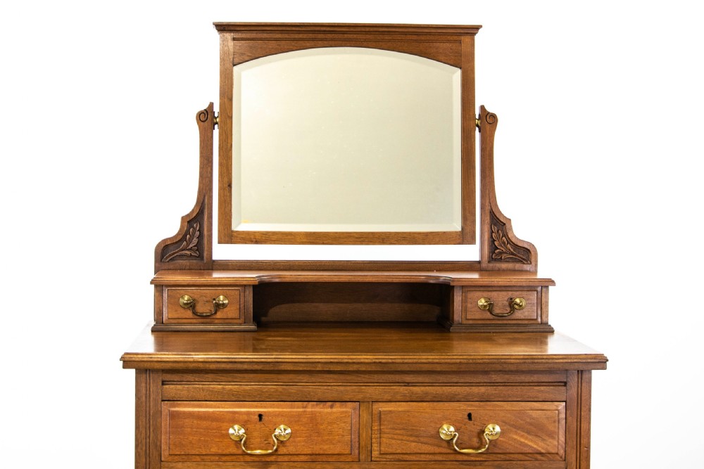 Antique Walnut Dressing Table Chest View II