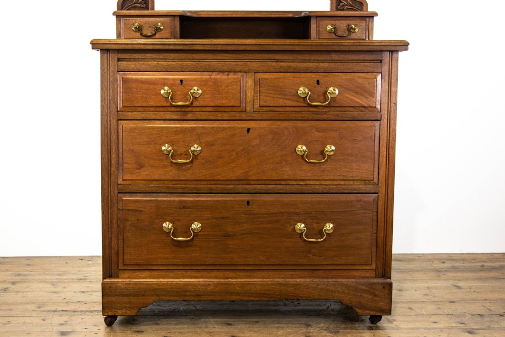 Antique Walnut Dressing Table Chest View III