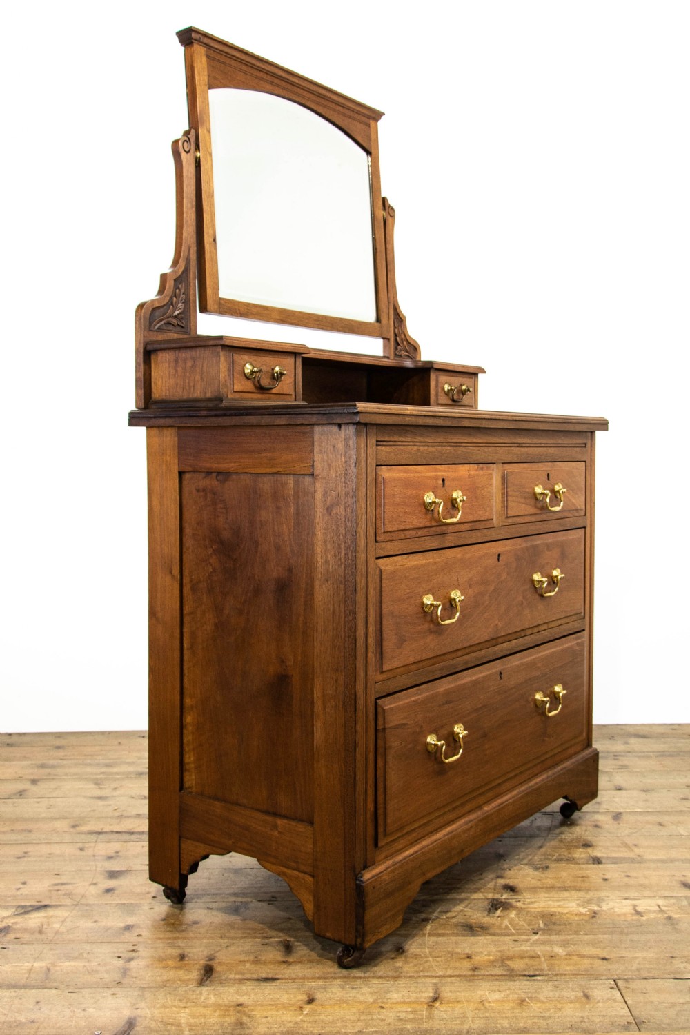 Antique Walnut Dressing Table Chest View V