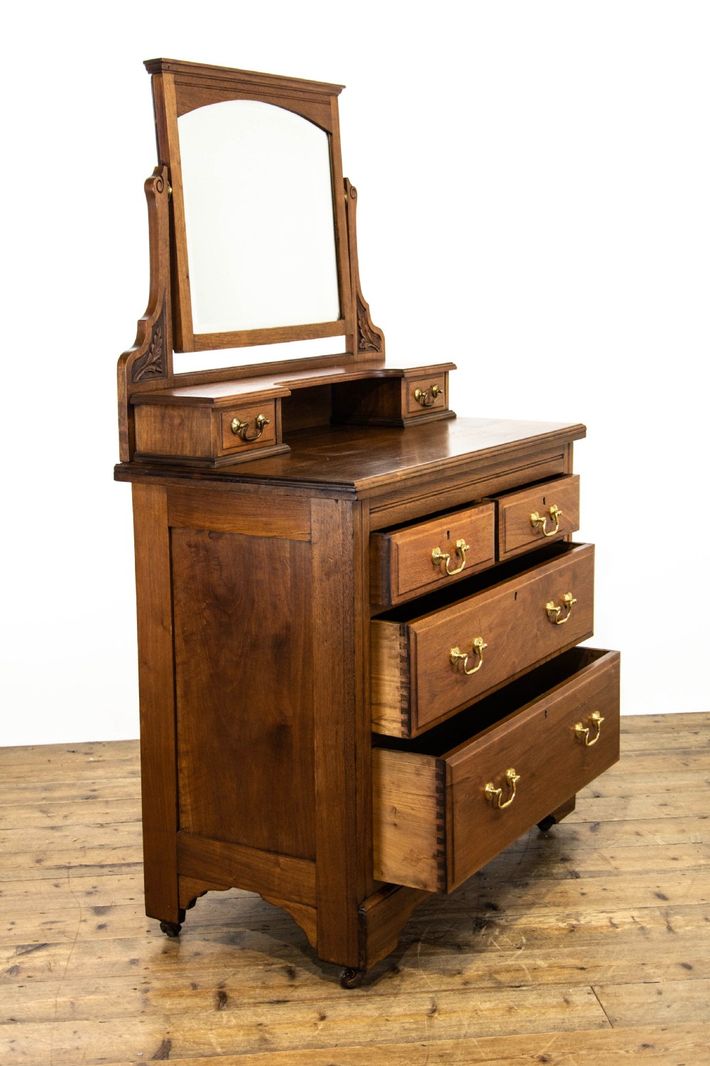 Antique Walnut Dressing Table Chest View VII