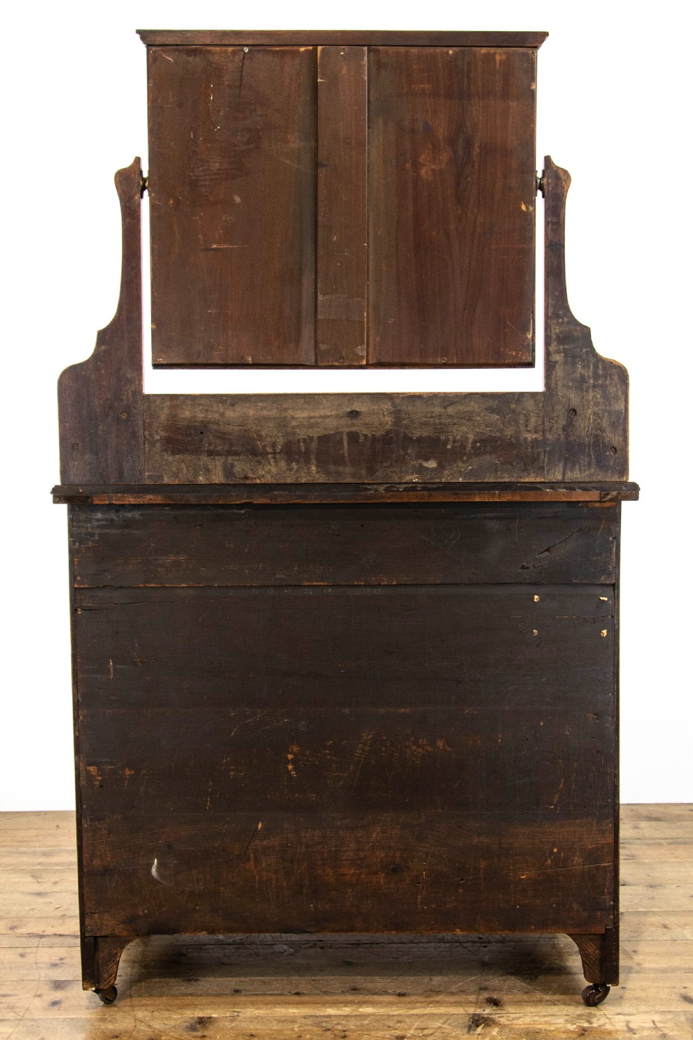 Antique Walnut Dressing Table Chest View IX
