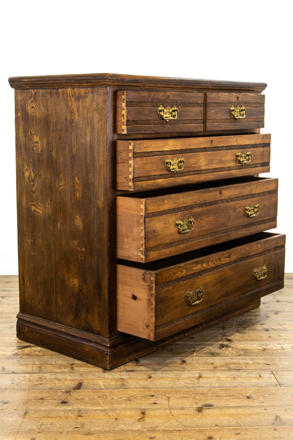 Antique Oak Chest of Drawers View II