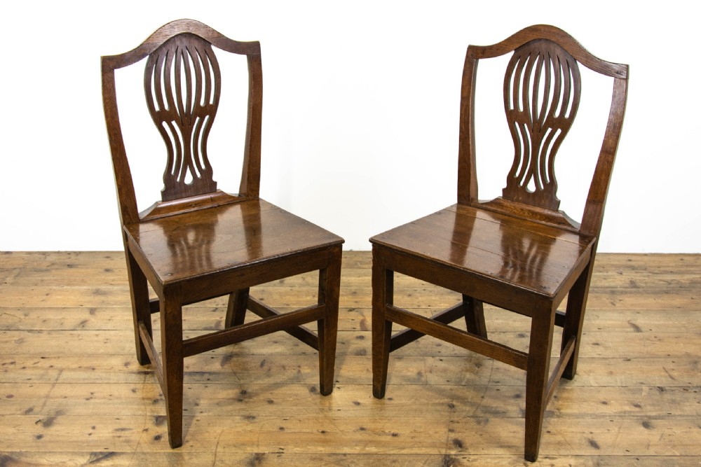 Pair of Antique Welsh Oak Chairs 