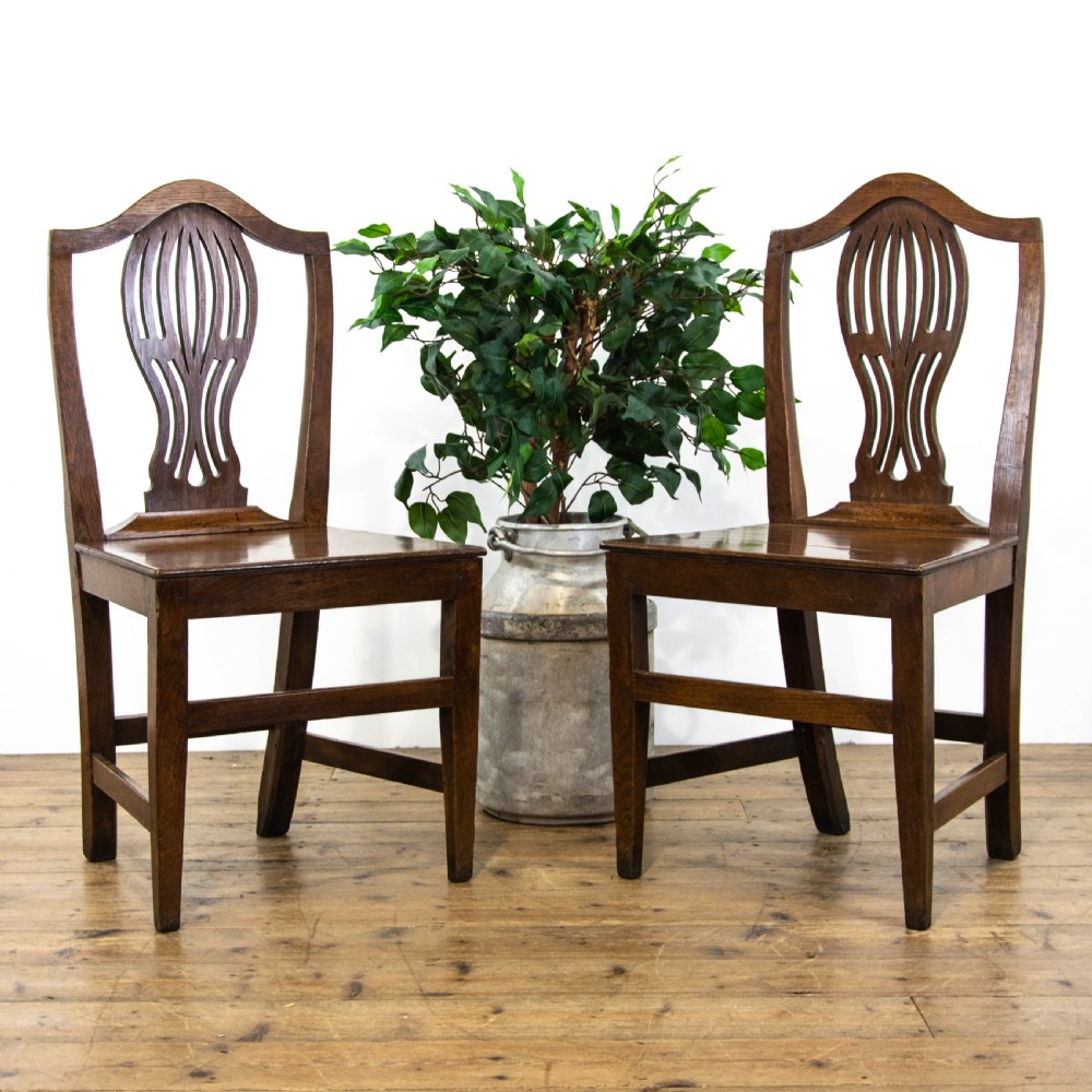 Pair of Antique Welsh Oak Chairs  View III