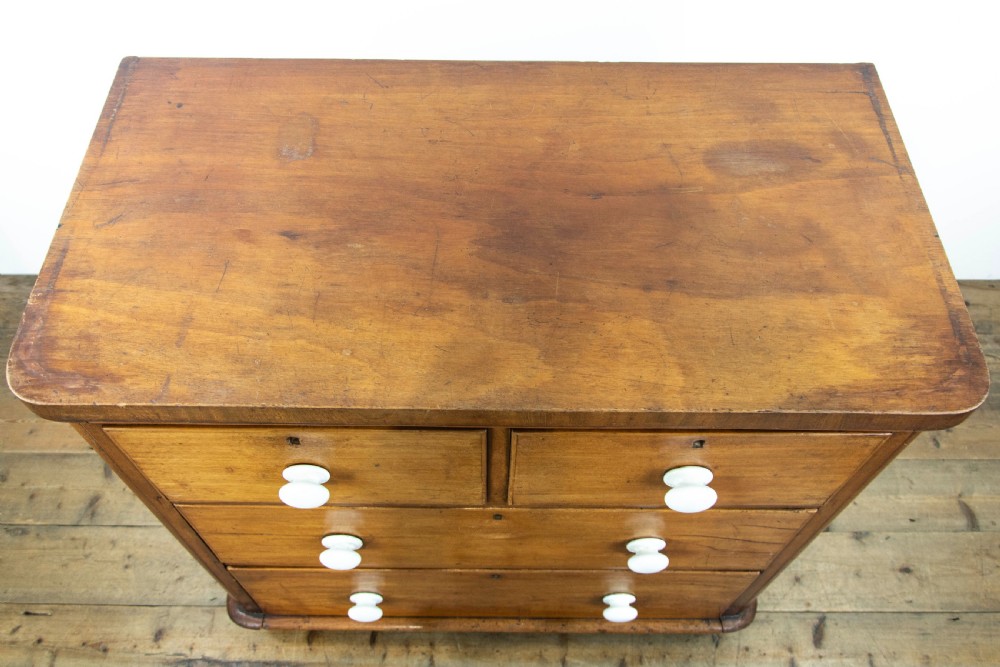 Small Victorian Mahogany Chest of Drawers  View III