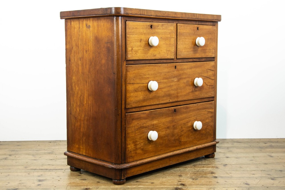 Small Victorian Mahogany Chest of Drawers  View IV