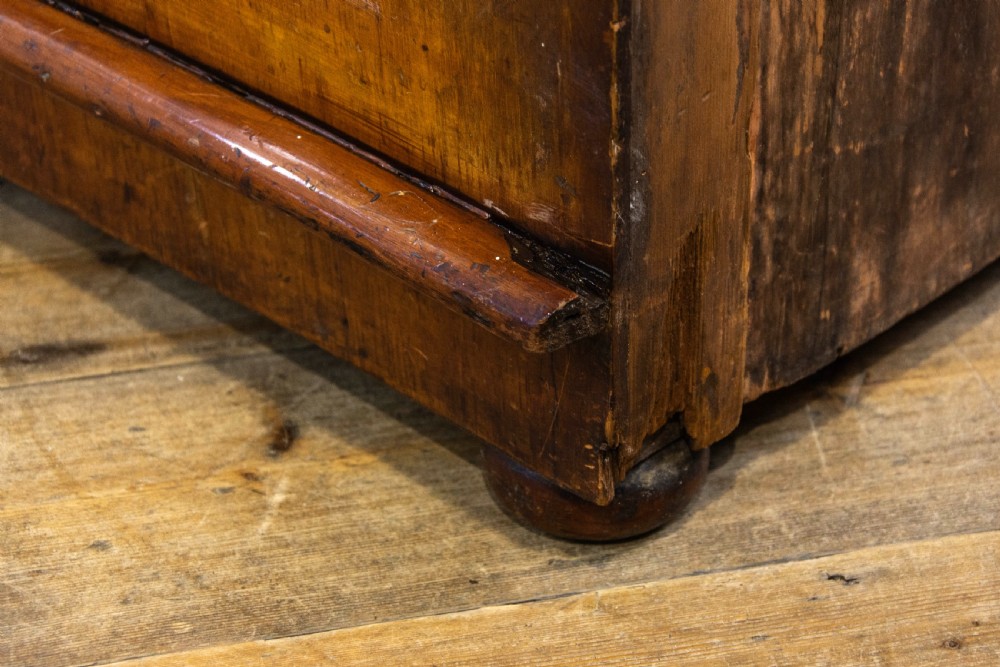 Small Victorian Mahogany Chest of Drawers  View X