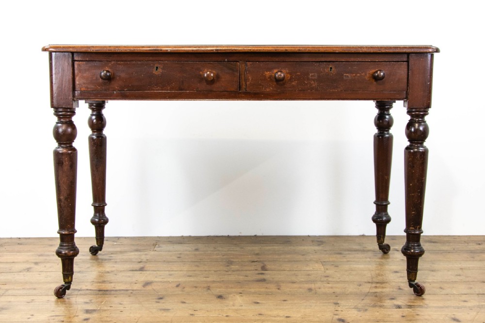 Victorian Mahogany Library Table  View II
