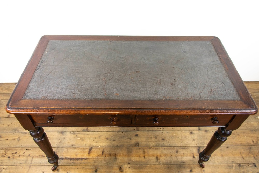 Victorian Mahogany Library Table  View IV