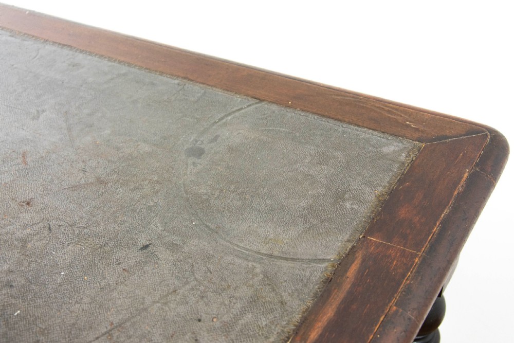 Victorian Mahogany Library Table  View V