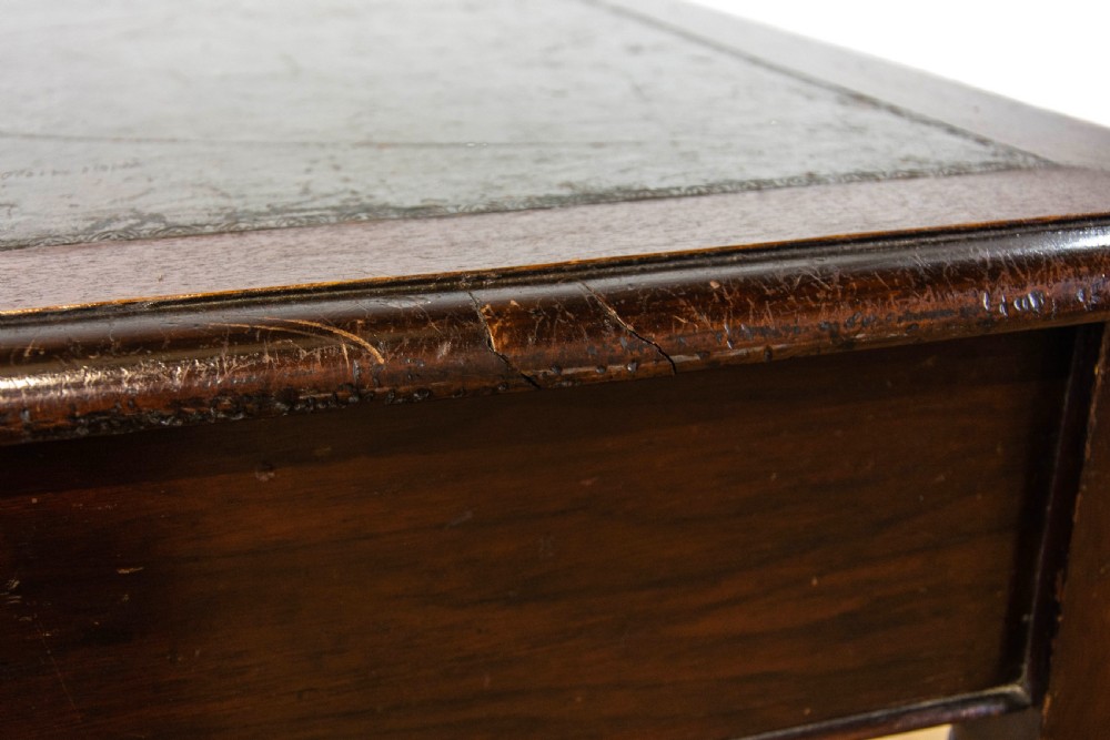 Victorian Mahogany Library Table  View XII