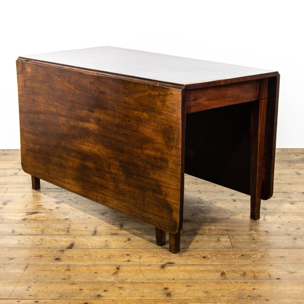 Georgian Mahogany Drop Leaf Dining Table