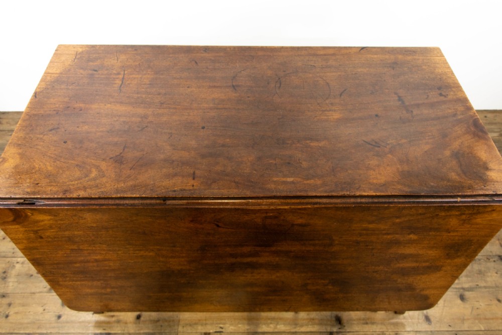Georgian Mahogany Drop Leaf Dining Table View V