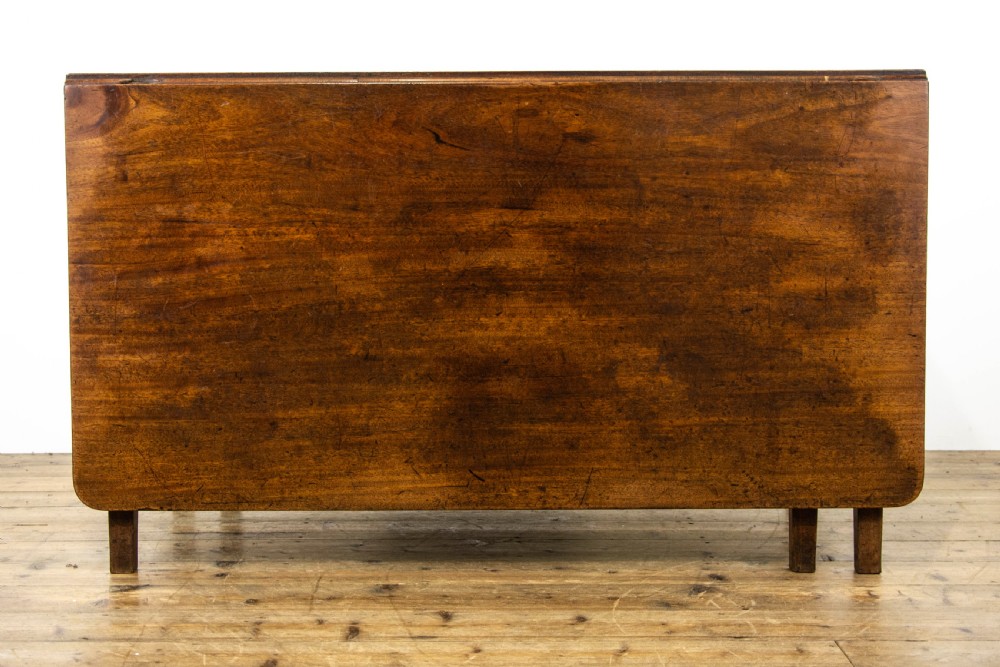 Georgian Mahogany Drop Leaf Dining Table View VI
