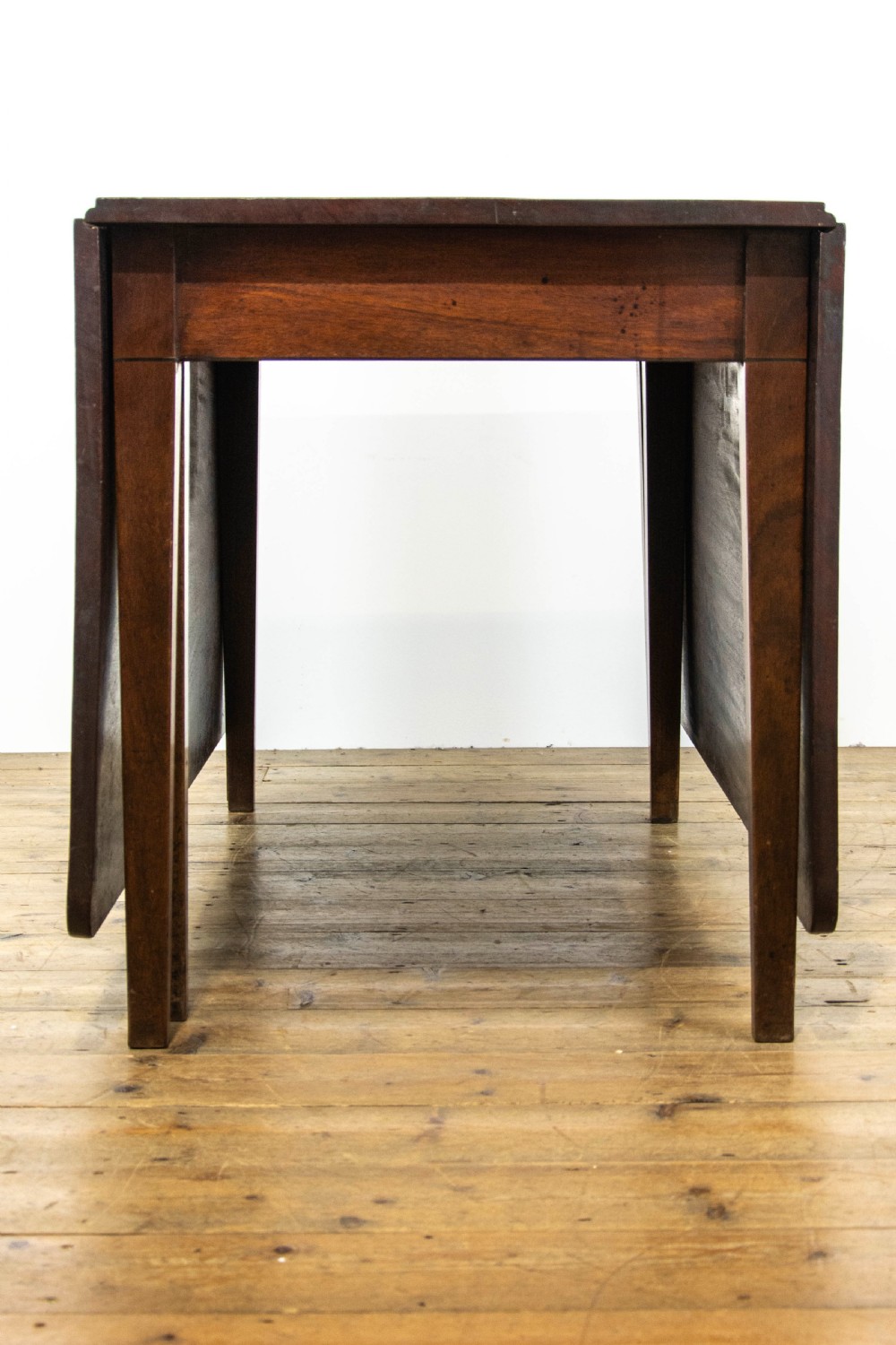Georgian Mahogany Drop Leaf Dining Table View VIII