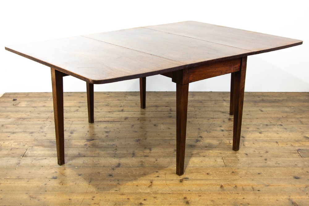 Georgian Mahogany Drop Leaf Dining Table View X