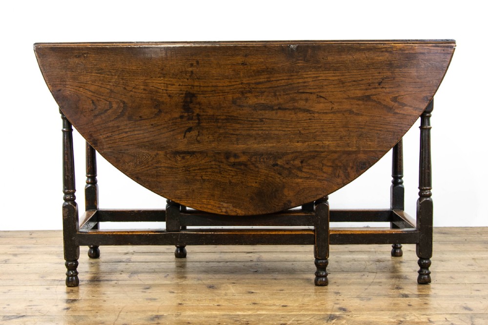 18th Century Antique Oak Gate Leg Table  View IV