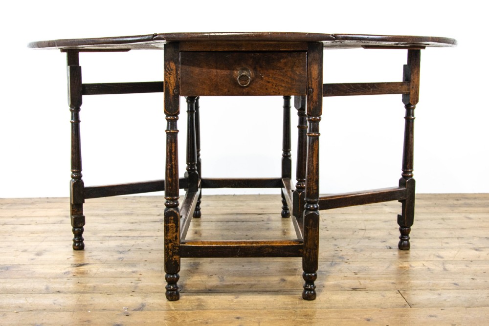 18th Century Antique Oak Gate Leg Table  View VII