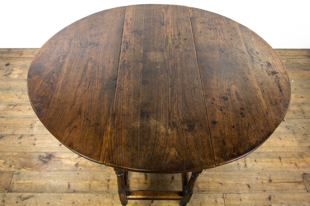 18th Century Antique Oak Gate Leg Table  View VIII