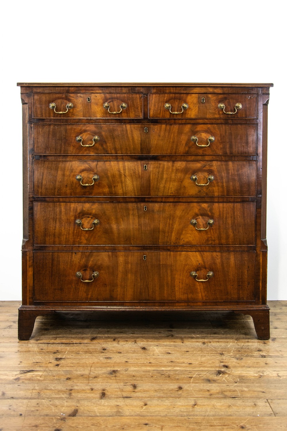 Large Georgian Mahogany Chest of Drawers View II