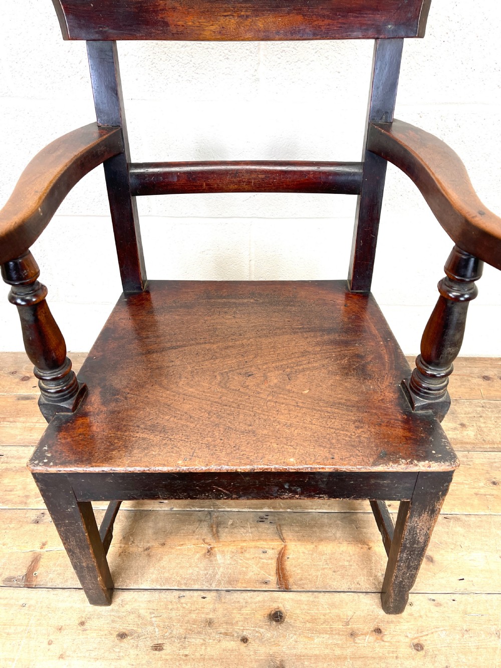 Antique Mahogany Armchair View III