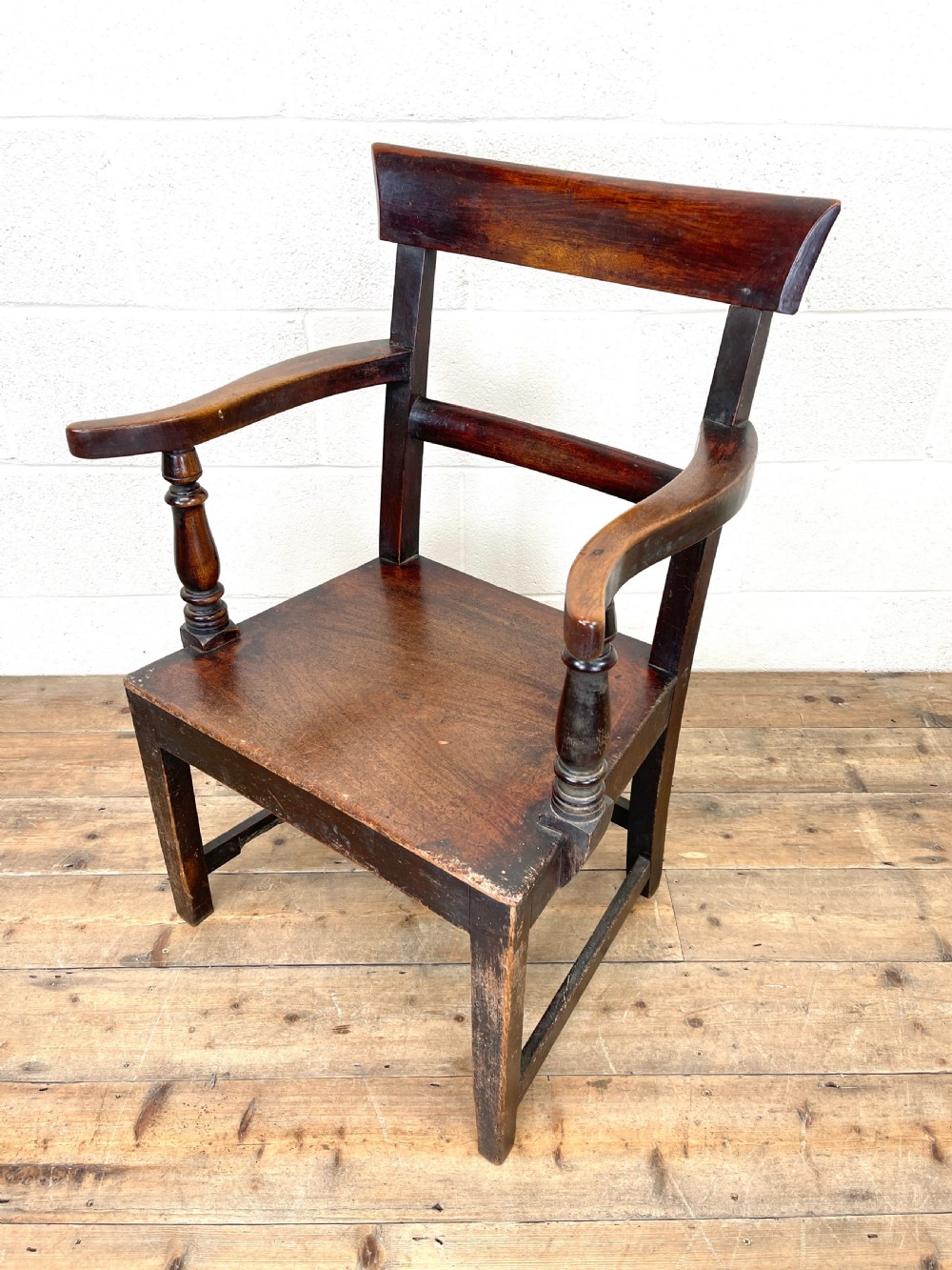 Antique Mahogany Armchair View IV