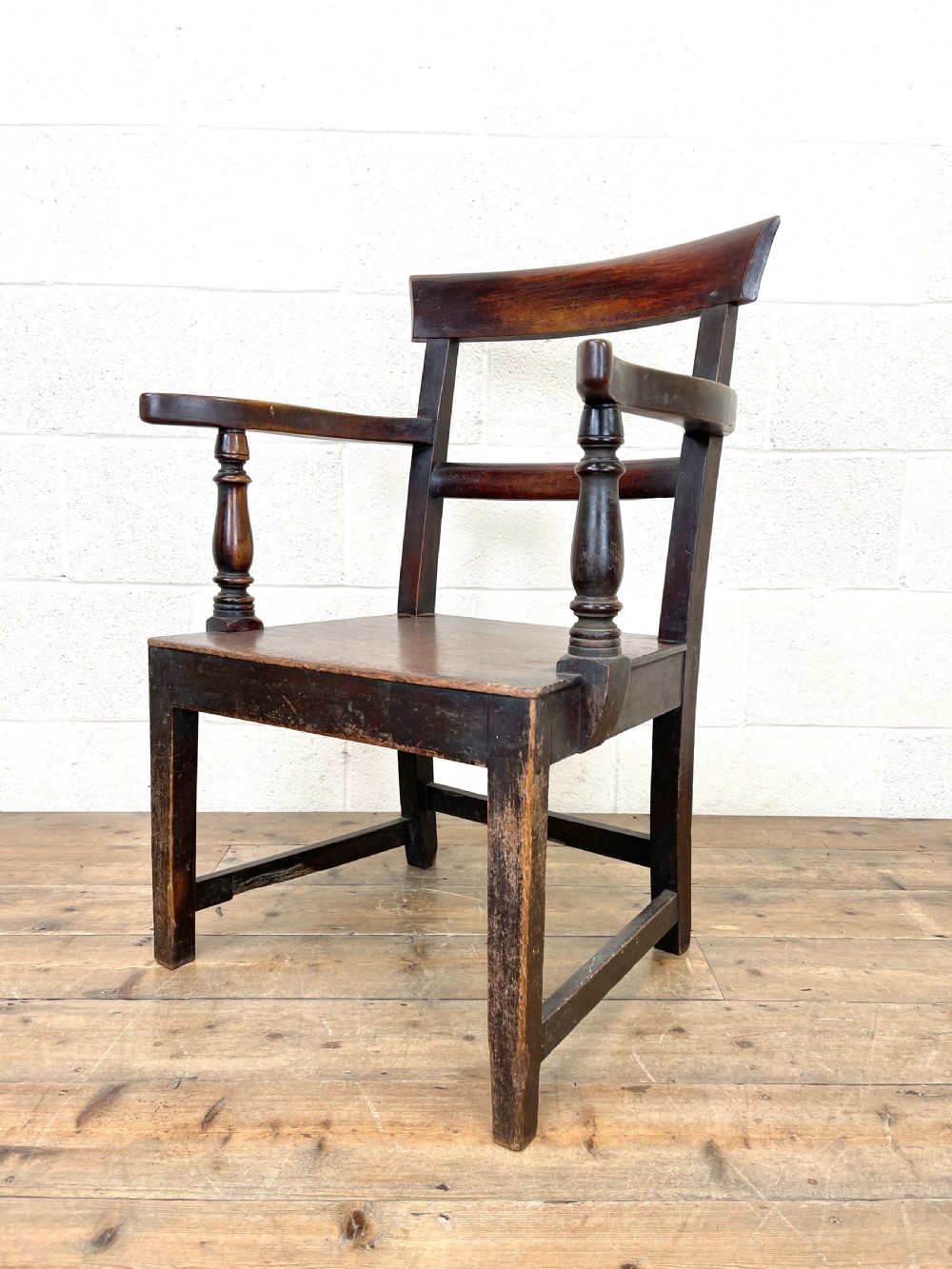 Antique Mahogany Armchair View VII