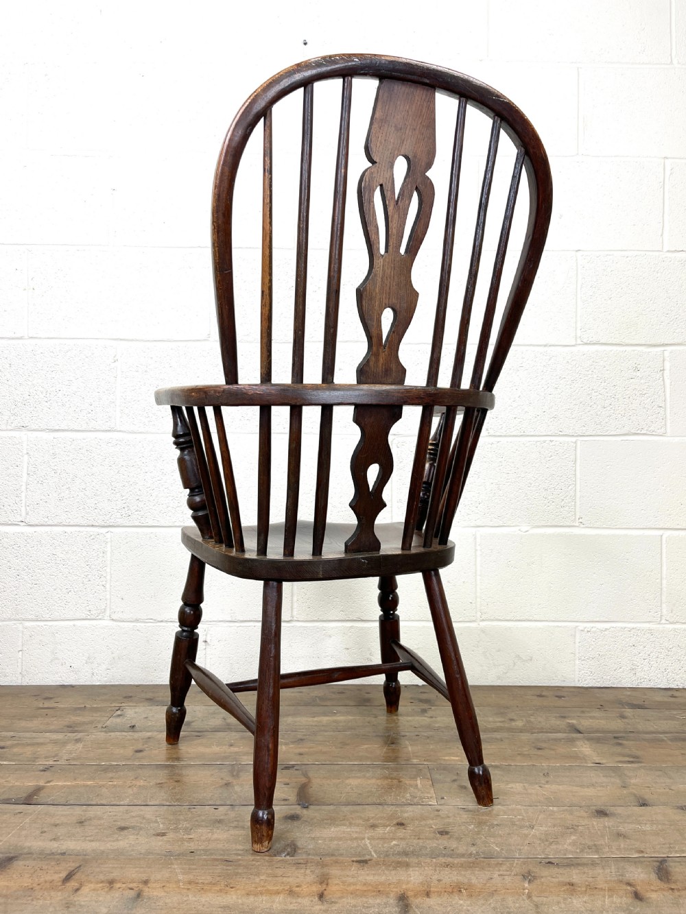 19th Century Beech and Elm Windsor Armchair View X