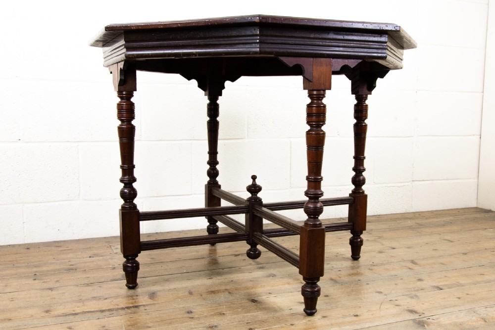 Antique Mahogany Octagonal Centre Table View III
