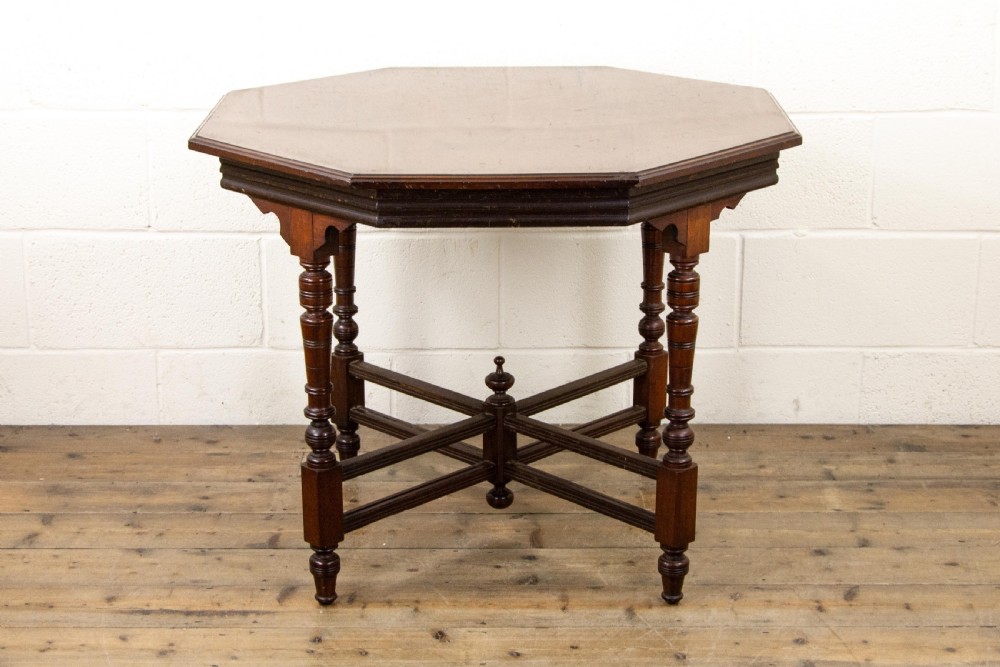 Antique Mahogany Octagonal Centre Table