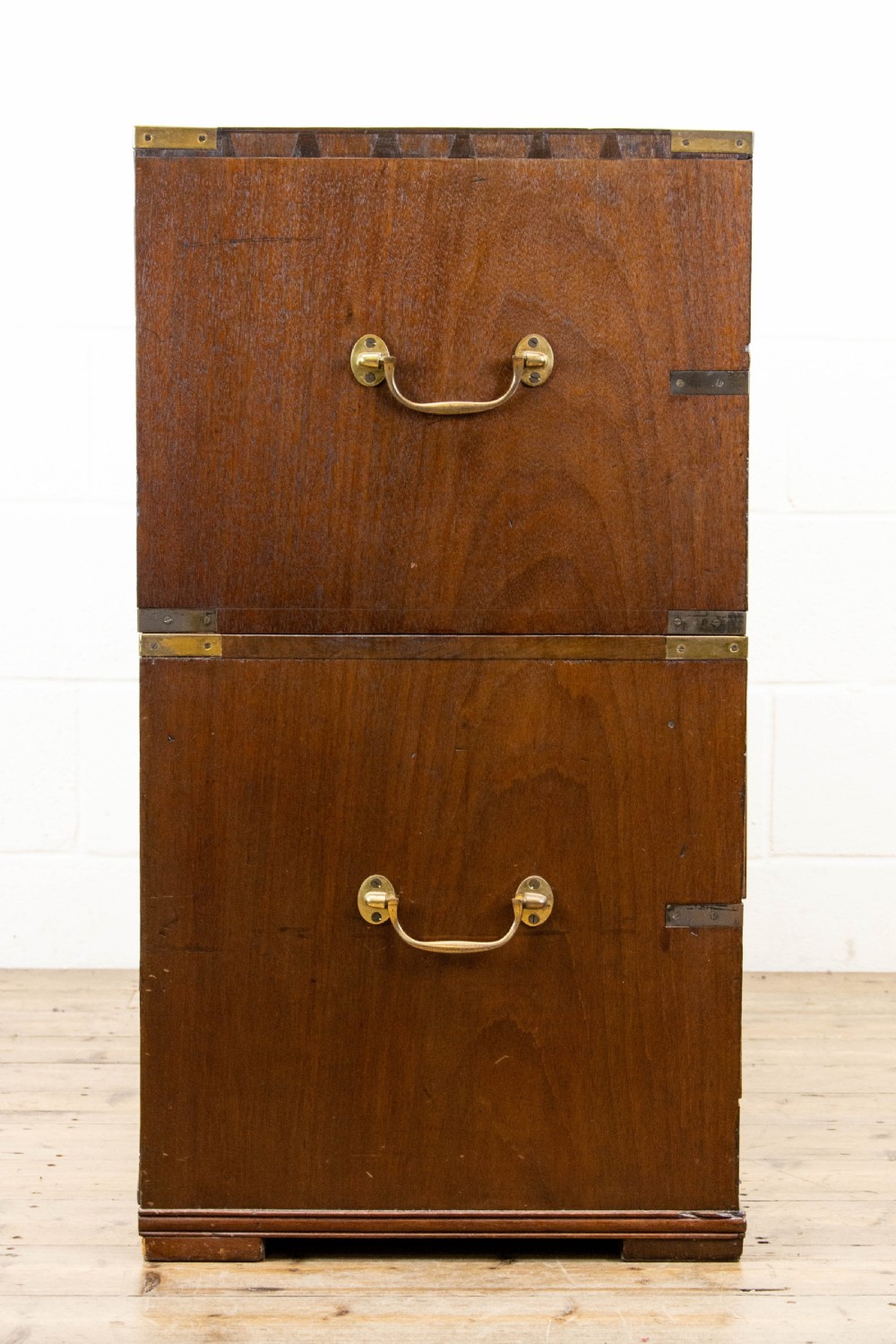 Antique Mahogany Campaign Chest of Drawers View VI